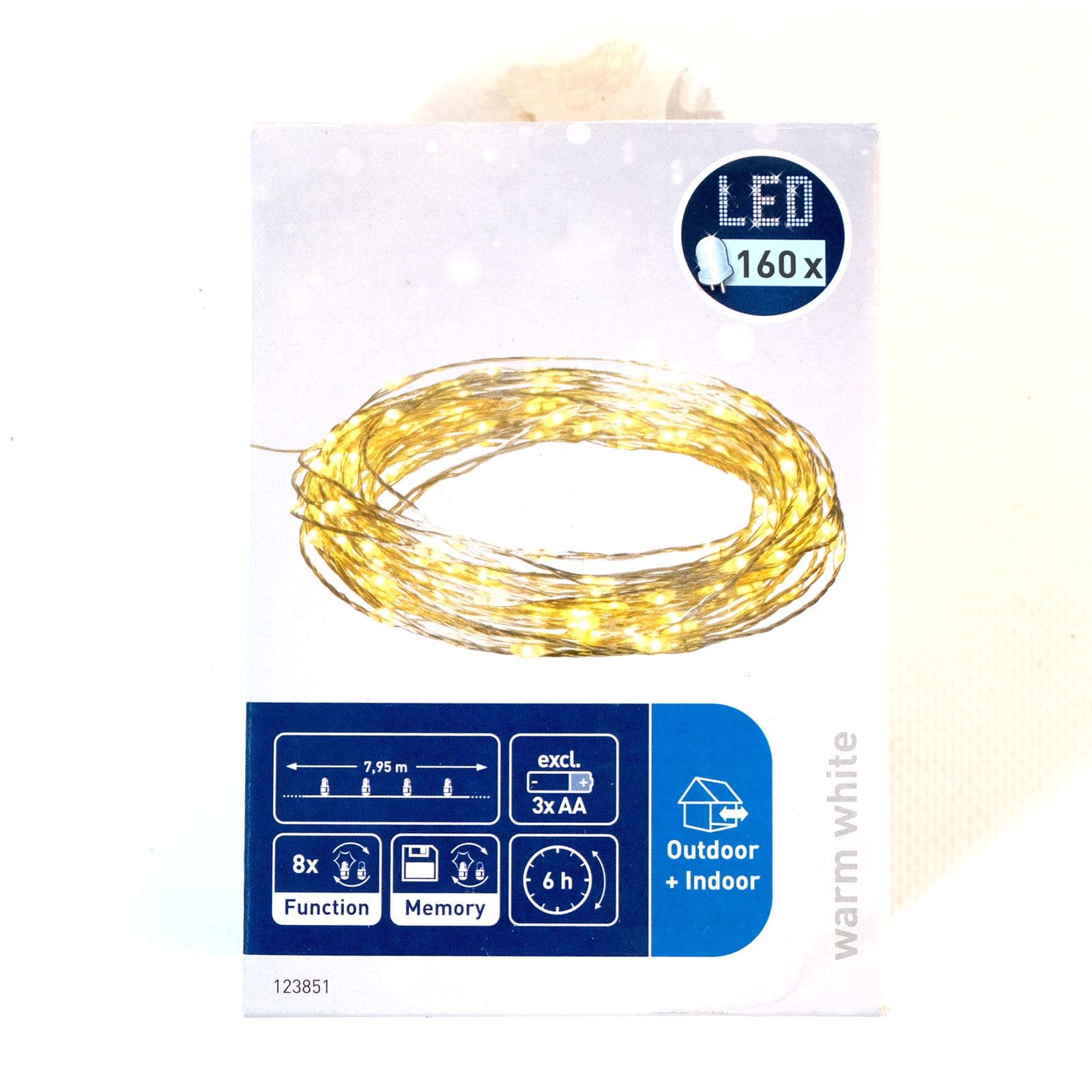 Lichterkette, 150 LEDs, warmweiß – Bild 2
