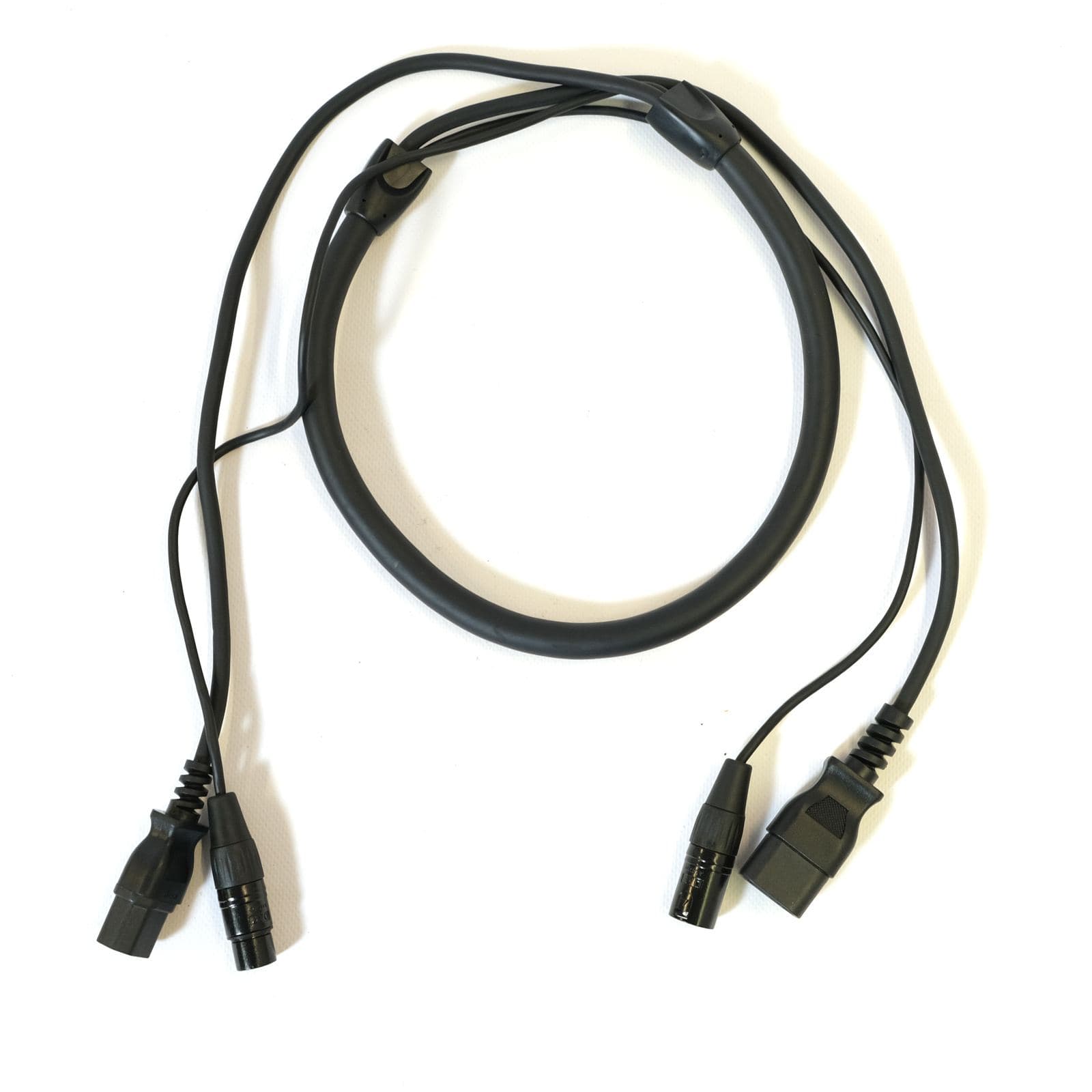 Hybridkabel Power Audio 1,5m (XLR+Kaltgerät female auf XLR+Kaltgerät)