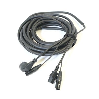 Hybridkabel Power Audio 10m (XLR+Schuko auf XLR/Kaltgerät)