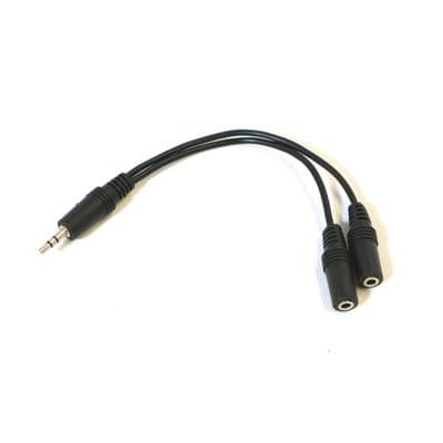 Y-Adapterkabel (Miniklinke stereo auf 2x Miniklinke stereo)